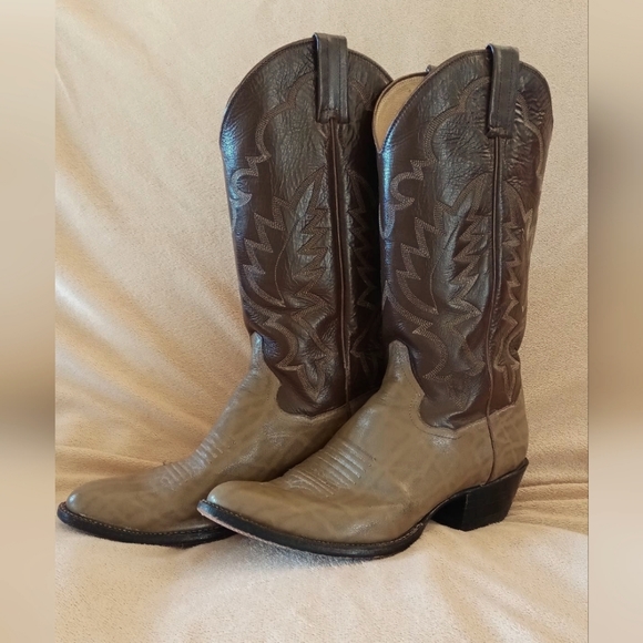 Exotic hide cowboy boots - Picture 1 of 6